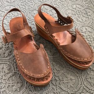 Free people leather sandals